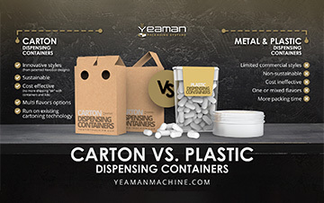 Carton vs. Plastic Dispensing Containers: Why Cartons Lead the Way in Confectionery Packaging